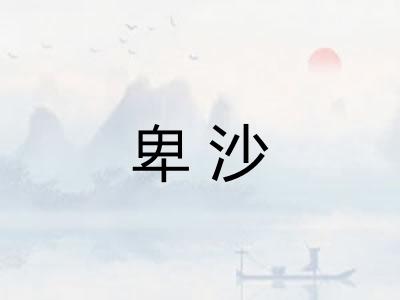 卑沙 卑沙