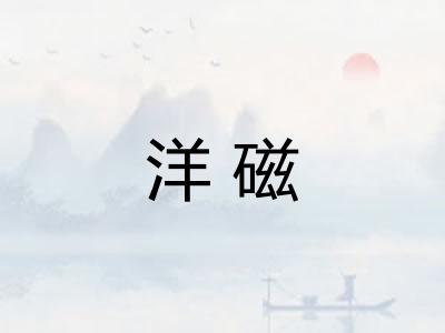 洋磁 洋磁