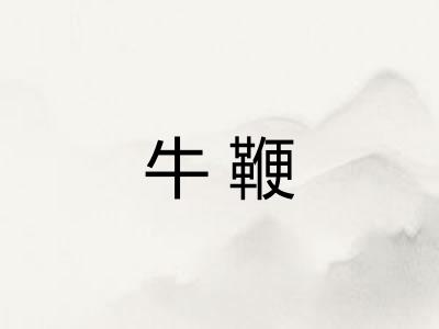 牛鞭 牛鞭