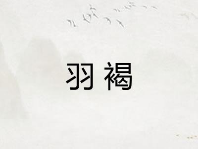 羽褐 羽褐