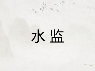 水监 水监