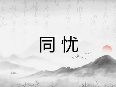 同忧 同忧