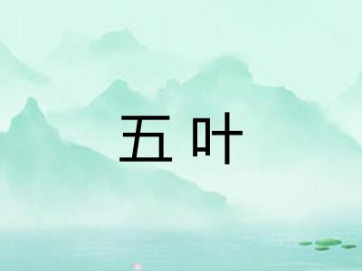 五叶 五叶