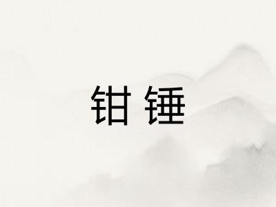 钳锤 钳锤
