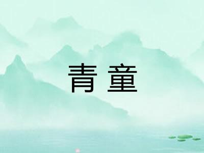 青童 青童