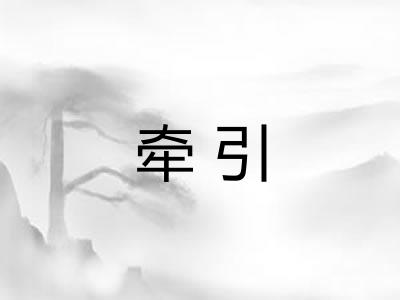 牵引 牵引