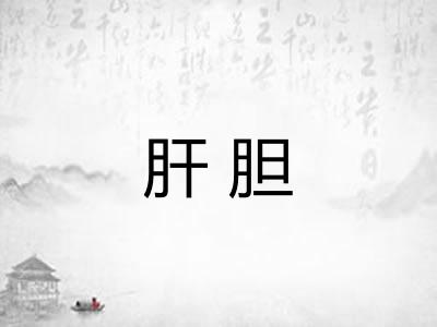 肝胆 肝胆