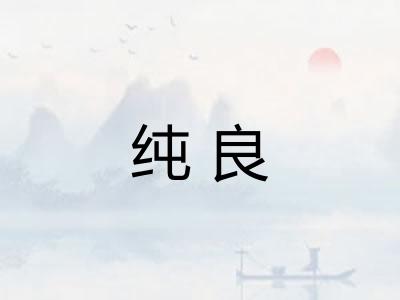 纯良 纯良