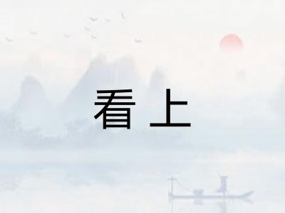 看上 看上