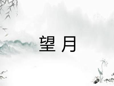 望月 望月