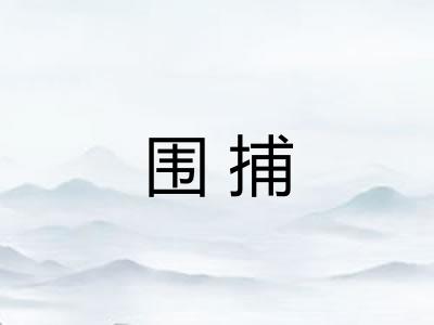 围捕 围捕