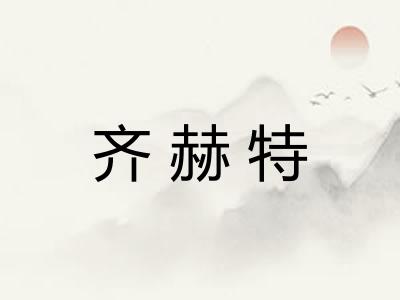 齐赫特 齐赫特