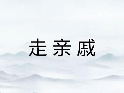 走亲戚 走亲戚