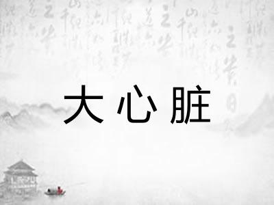 大心脏 大心脏