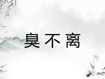 臭不离 臭不离