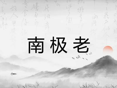 南极老