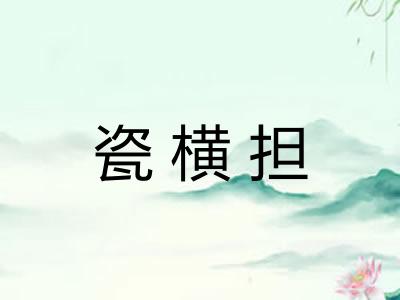瓷横担 瓷横担