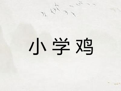 小学鸡 小学鸡