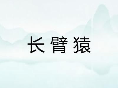 长臂猿 长臂猿