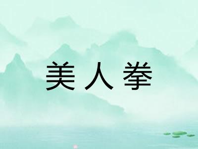 美人拳 美人拳