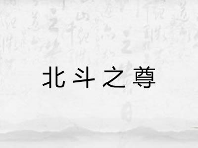 北斗之尊 北斗之尊