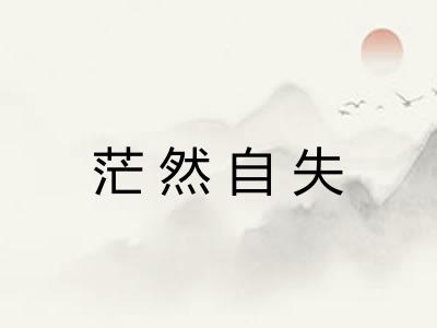 茫然自失 茫然自失