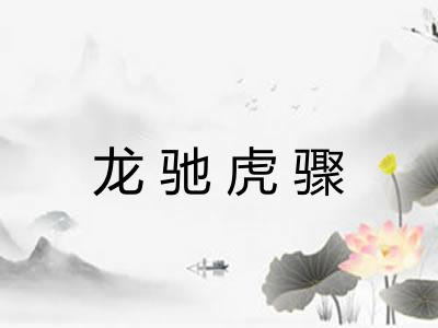 龙驰虎骤 龙驰虎骤