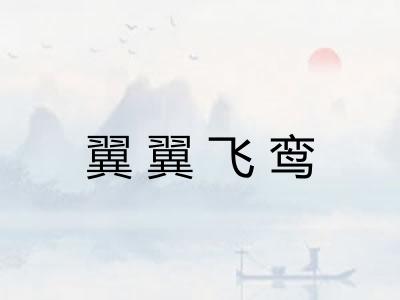 翼翼飞鸾 翼翼飞鸾