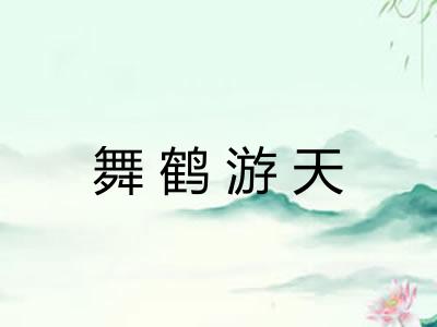 舞鹤游天 舞鹤游天