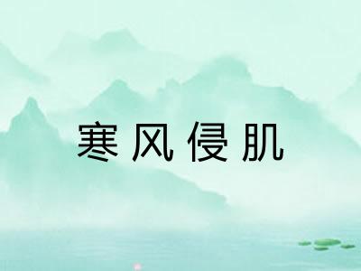 寒风侵肌 寒风侵肌