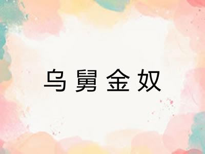 乌舅金奴 乌舅金奴