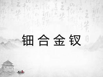 钿合金钗 钿合金钗