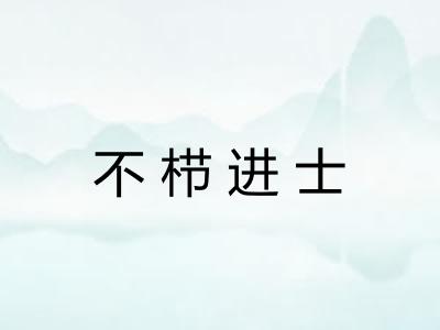 不栉进士 不栉进士